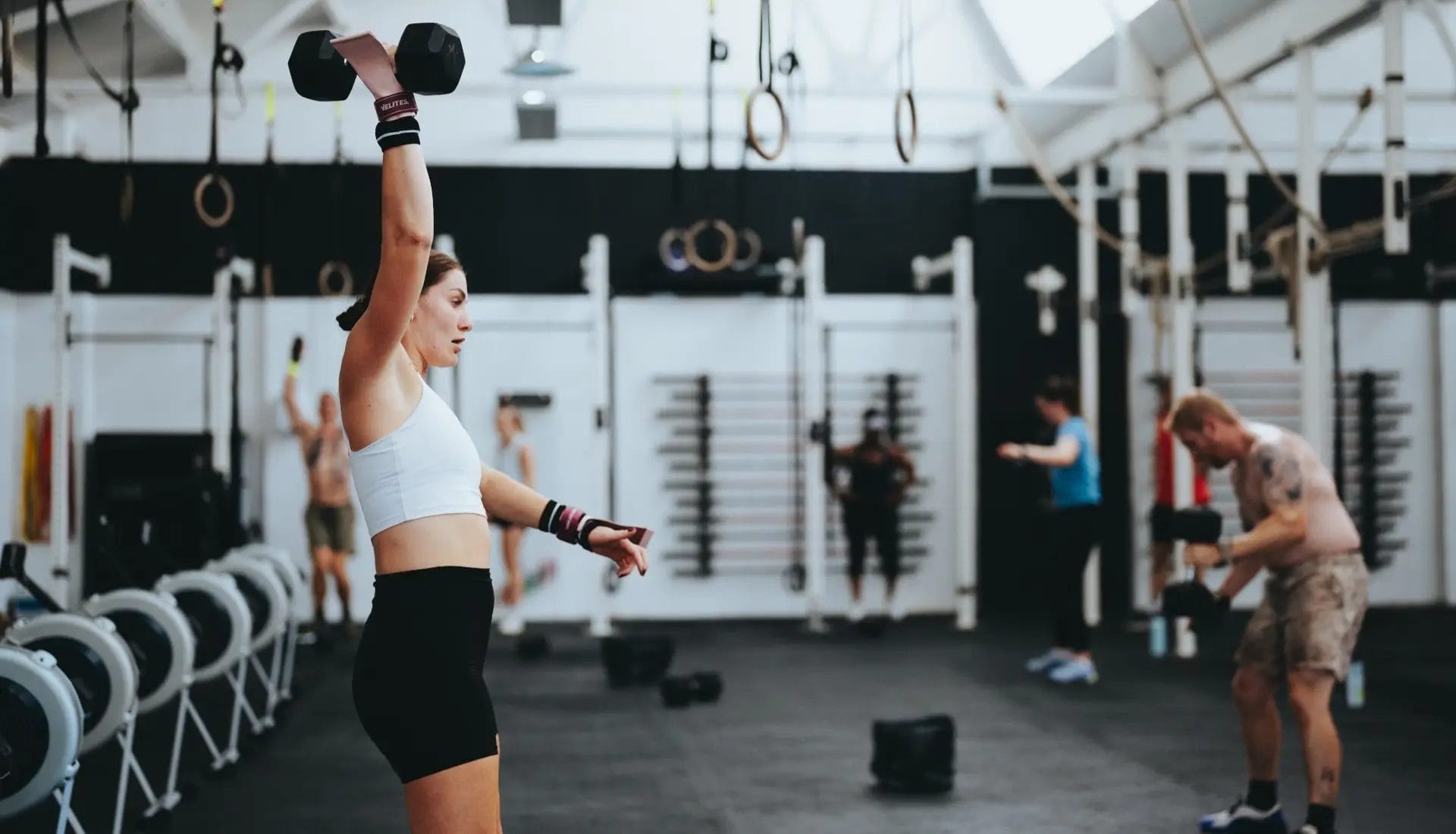 Members working out indoor